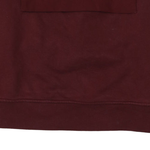 Champion Men's Brown Embroidered Logo Pullover Sweatshirt M