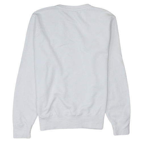 Nike Men's White Crew Neck Pullover Sweatshirt Small