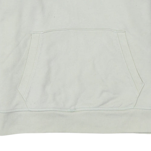 Levi's Men's White Pullover Hoodie Medium Regular Fit Logo
