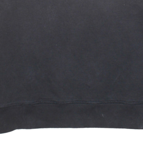 Calvin Klein Jeans Men’s Black Logo Sweatshirt M Regular Fit