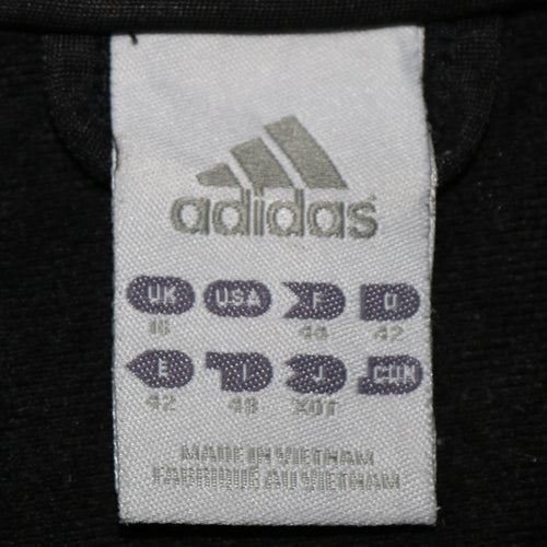 Adidas Women’s Black Track Jacket Size 16 Full Zip Sportswear