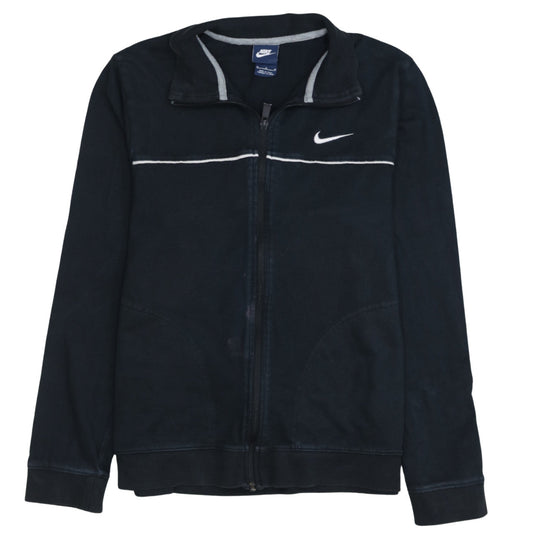 Nike Men's Black Medium Track Jacket Full Zip Athletic Top