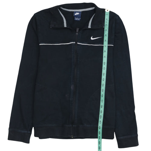 Nike Men's Black Medium Track Jacket Full Zip Athletic Top