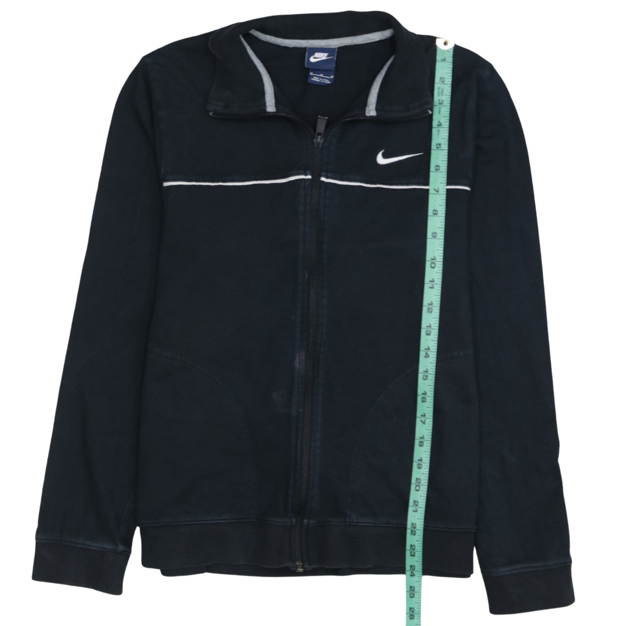 Nike Men's Black Medium Track Jacket Full Zip Athletic Top