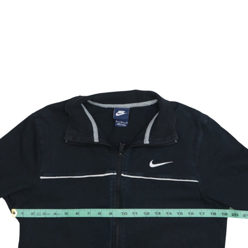 Nike Men's Black Medium Track Jacket Full Zip Athletic Top