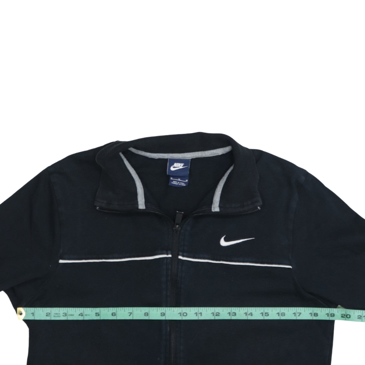 Nike Men's Black Medium Track Jacket Full Zip Athletic Top