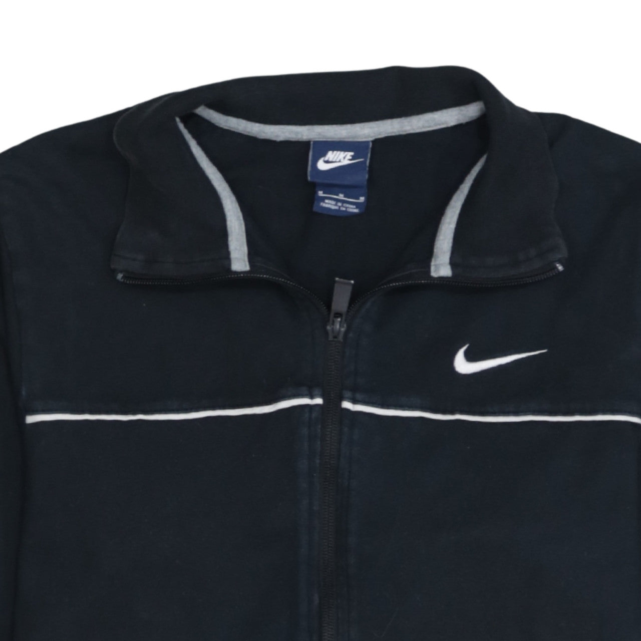 Nike Men's Black Medium Track Jacket Full Zip Athletic Top