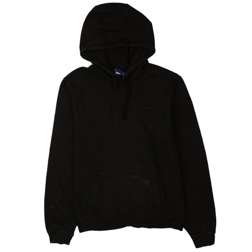 Nike Men's Black Pullover Hoodie Size S Fleece Logo Sweatshirt