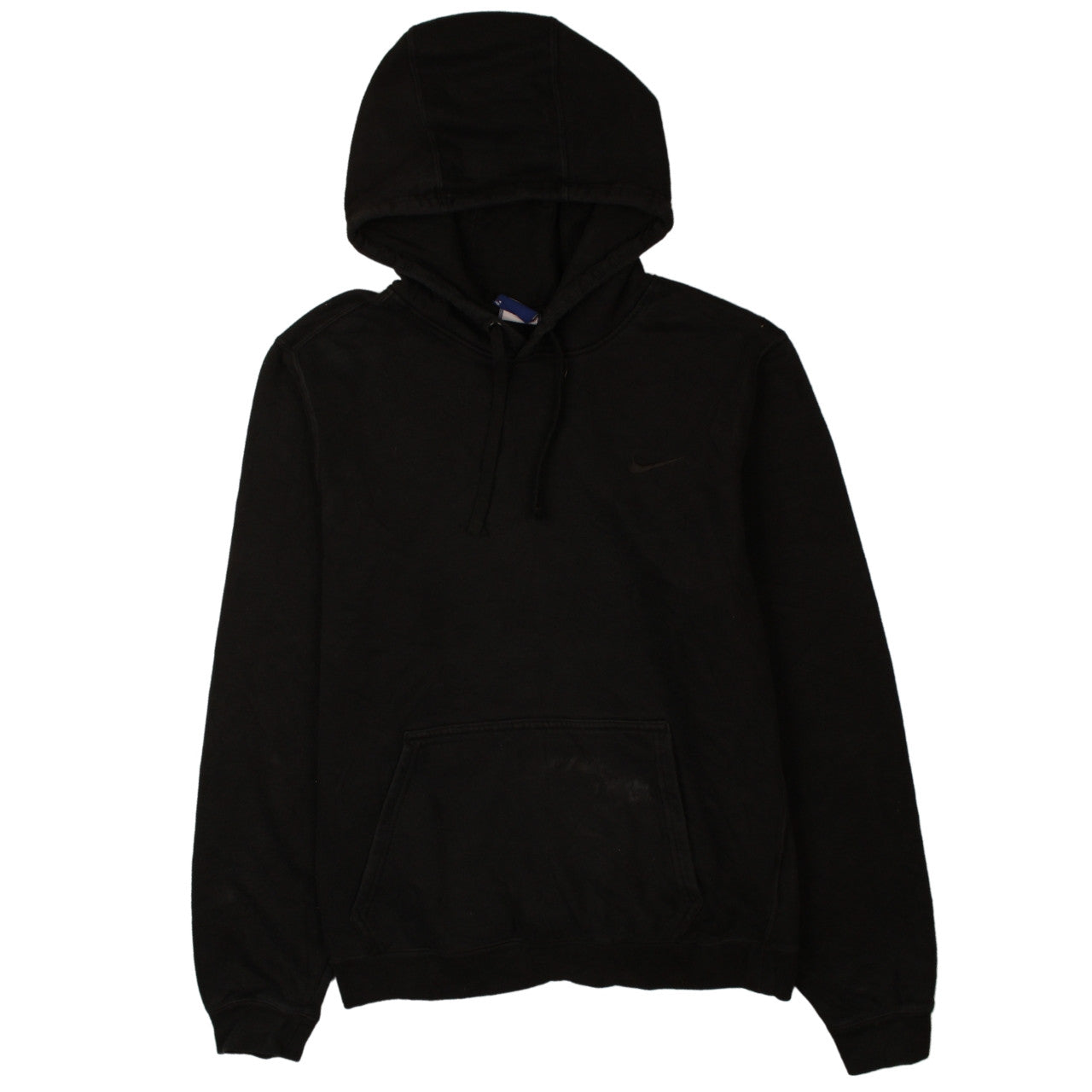 Nike Men's Black Pullover Hoodie Size S Fleece Logo Sweatshirt