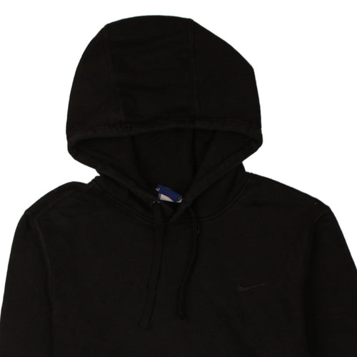 Nike Men's Black Pullover Hoodie Size S Fleece Logo Sweatshirt