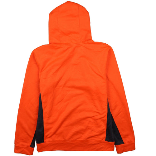 Russell Men's Orange Pullover Hoodie Small Regular Fit Fleece
