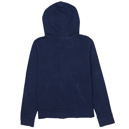 GAP Girls Blue Sequin Logo Full Zip Hoodie - 12 Years
