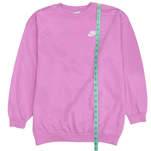 Nike Girls Pink XL Pullover Crew Neck Fleece Sweatshirt