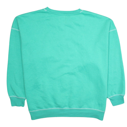 Disney Primark Women Green L Sweatshirt Mickey & Pluto Graphic Pullover