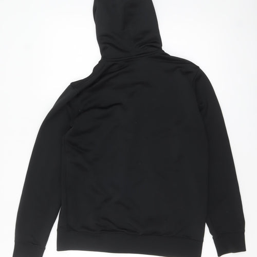 Adidas Womens Black Full Zip Hoodie Size 12 Classic Fit