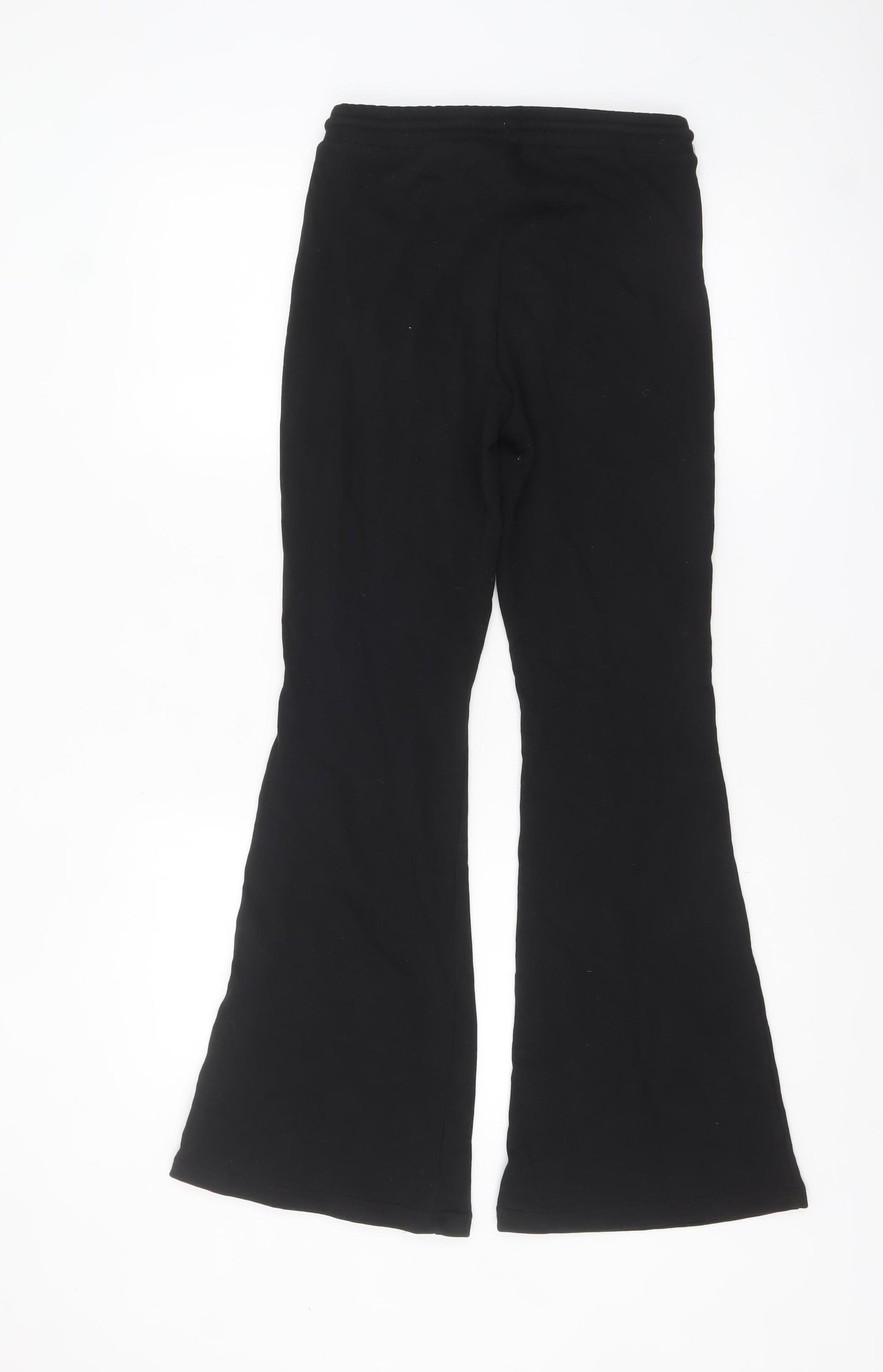 H&M Divided Black XS Womens Flared Sweatpants Cotton Blend