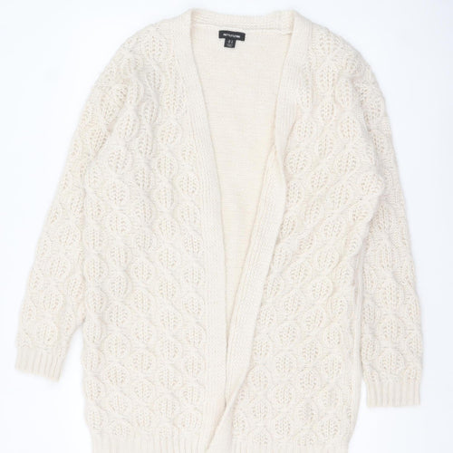 PrettyLittleThing Women Ivory Chunky Knit Cardigan M