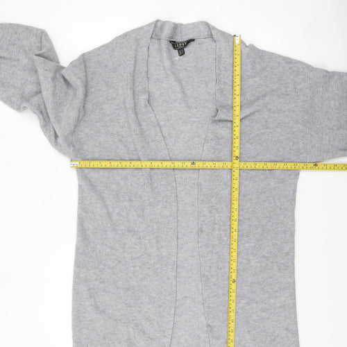 Lipsy Women’s Grey Long Sleeve Open Cardigan UK 16