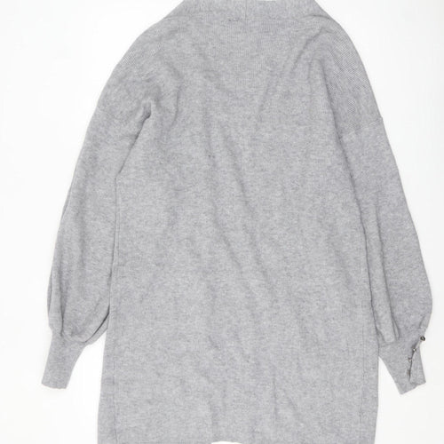 Lipsy Women’s Grey Long Sleeve Open Cardigan UK 16