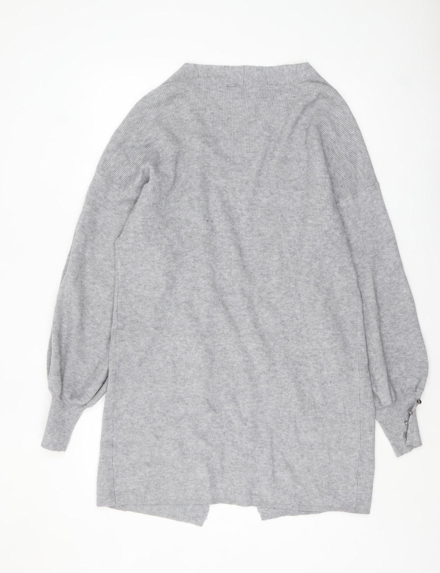 Lipsy Women’s Grey Long Sleeve Open Cardigan UK 16