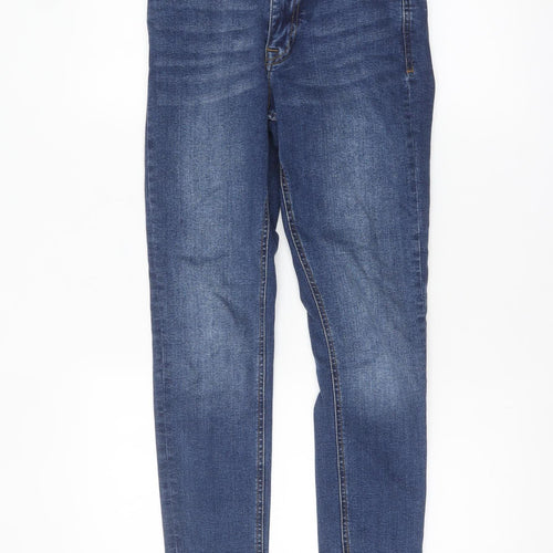 New Look Men Blue Skinny Stretch Denim Jeans Size 28x30