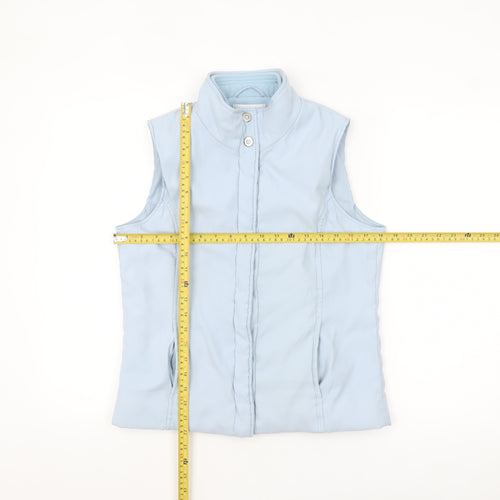 Precis Petite Women's Blue Padded Sleeveless Waistcoat Size 10