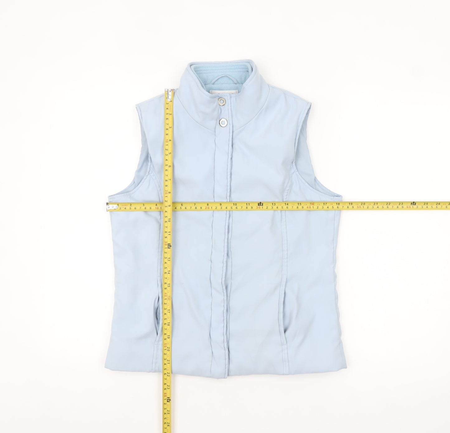 Precis Petite Women's Blue Padded Sleeveless Waistcoat Size 10