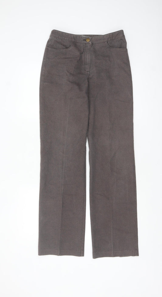 Kalik Softwear Womens Brown Size 8 Straight Leg Trousers