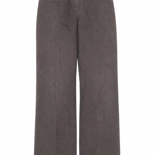 Kalik Softwear Womens Brown Size 8 Straight Leg Trousers