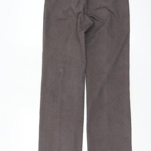 Kalik Softwear Womens Brown Size 8 Straight Leg Trousers