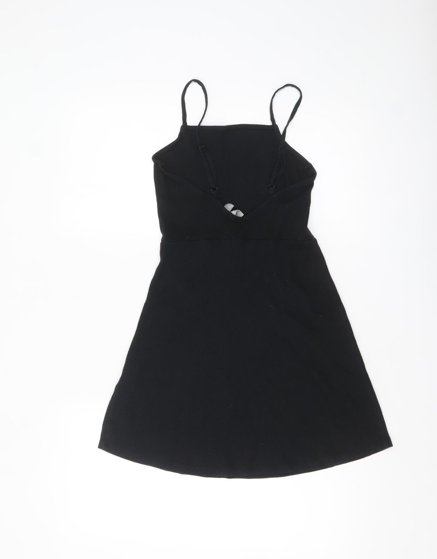 ASOS Women’s Black Size 8 Slip Dress Summer Stretch Knit