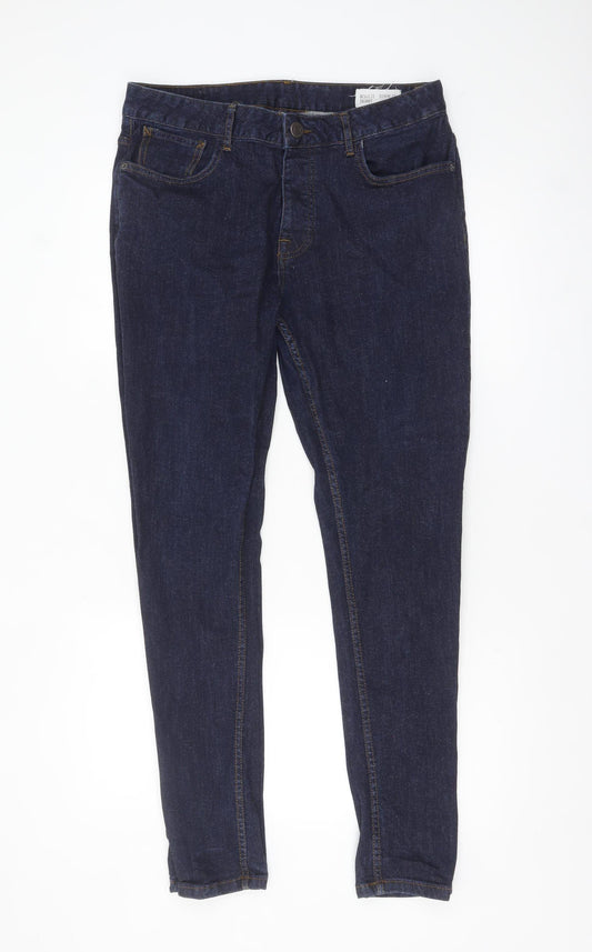 Denim Co Men’s Blue Skinny Jeans W34 L32 Slim Fit