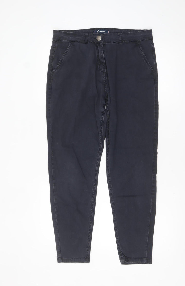 Kangol Women's Black Tapered Stretch Jeans Size 12
