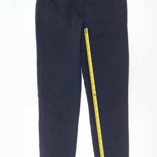 Laura Ashley Women's Blue Chino Trousers Size 8 Slim Fit