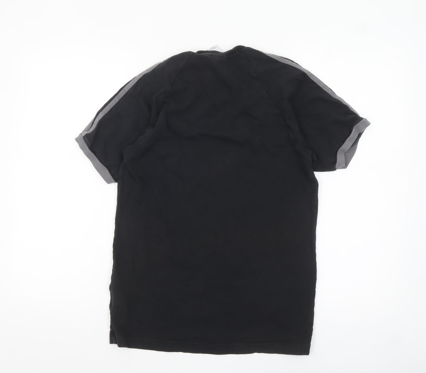 adidas Men’s Black Short Sleeve Crew Neck Sports T-Shirt Size S