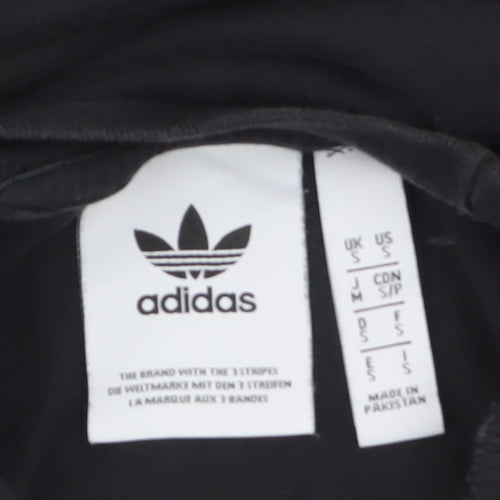 adidas Men’s Black Short Sleeve Crew Neck Sports T-Shirt Size S