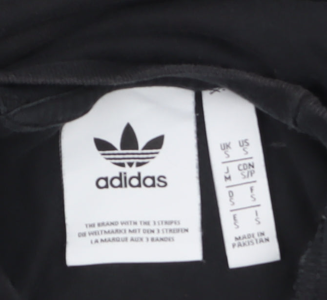 adidas Men’s Black Short Sleeve Crew Neck Sports T-Shirt Size S