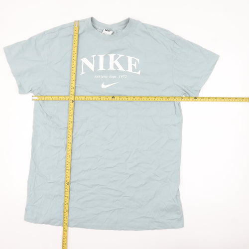 Nike Men's Blue Crew Neck Short Sleeve T-Shirt Size L