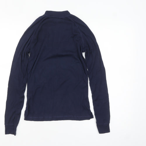 Mountain Warehouse Womens Blue Size 8 Long Sleeve Isotherm 1/4 Zip Top