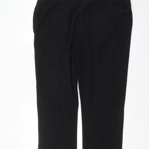 Marks and Spencer Men Black XL Fleece Sweatpants Trousers