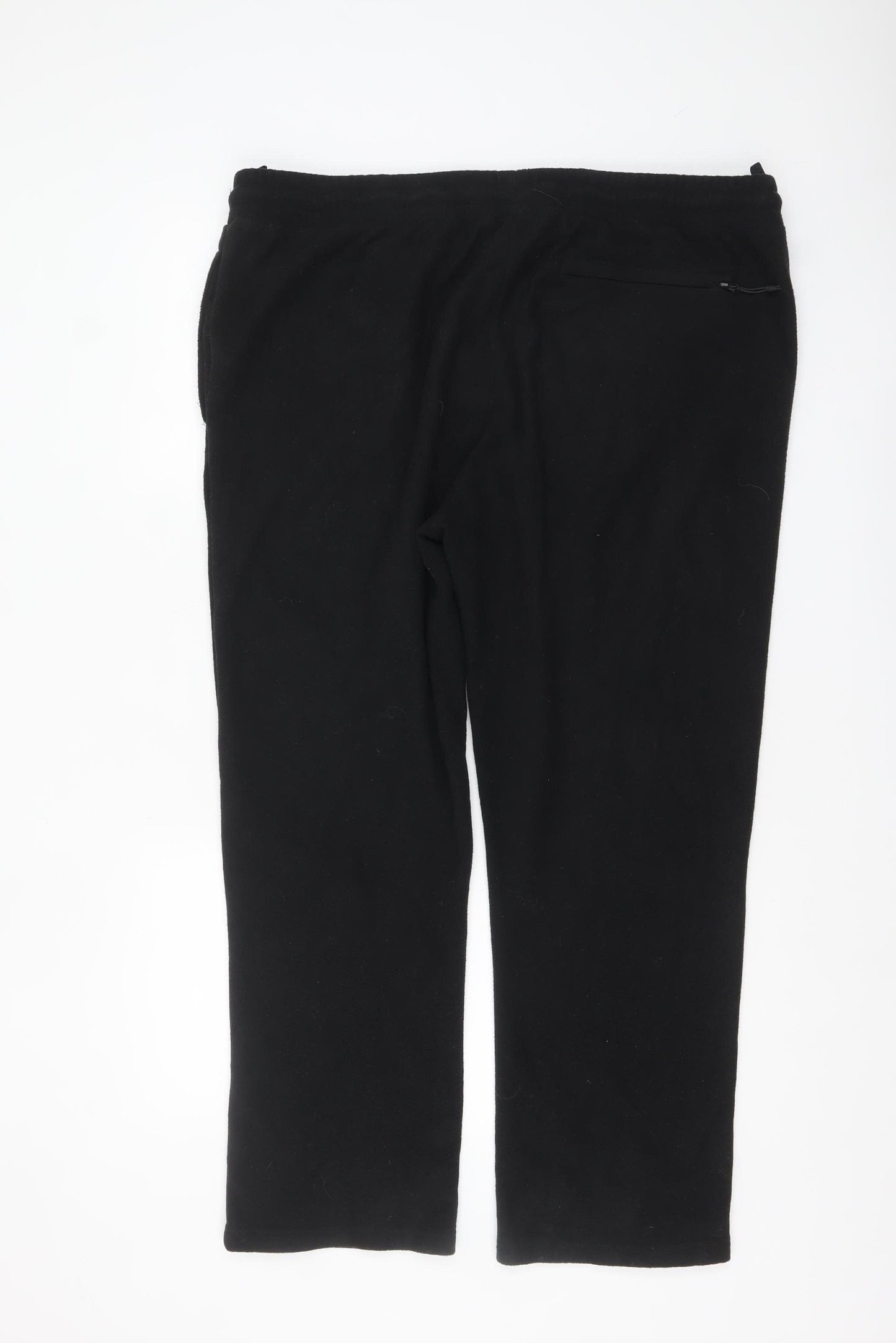 Marks and Spencer Men Black XL Fleece Sweatpants Trousers