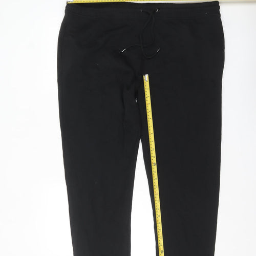 Marks and Spencer Mens Black 2XL Jogger Trousers Elastic Waist