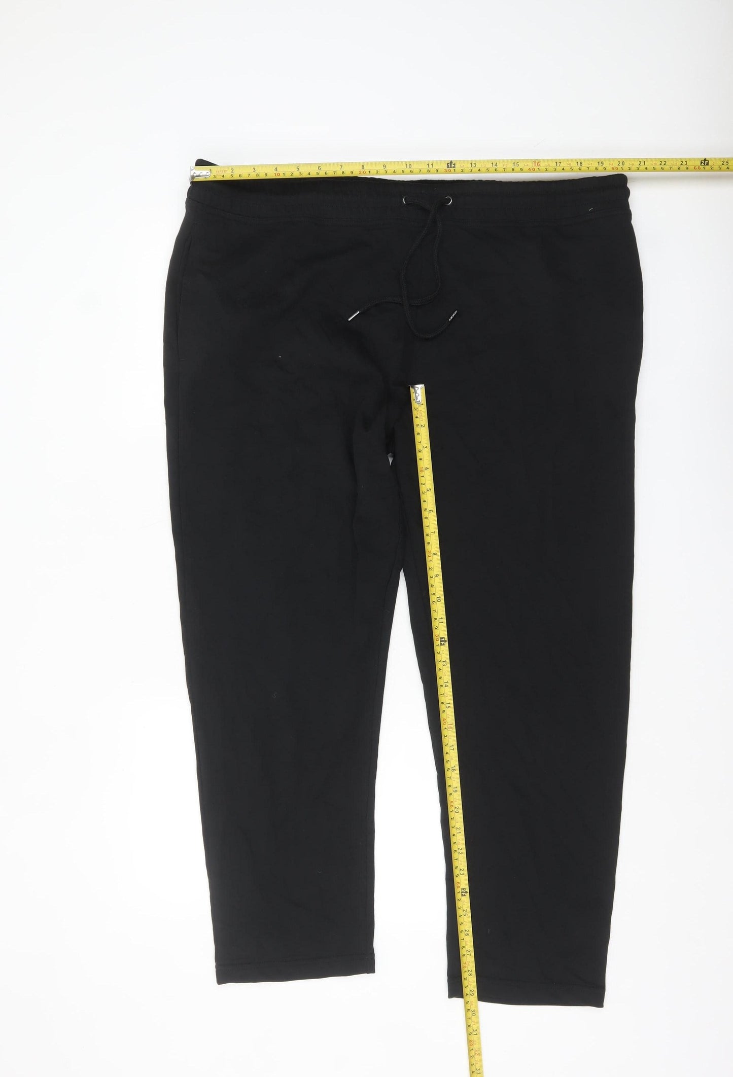Marks and Spencer Mens Black 2XL Jogger Trousers Elastic Waist