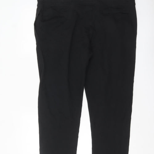 Marks and Spencer Mens Black 2XL Jogger Trousers Elastic Waist