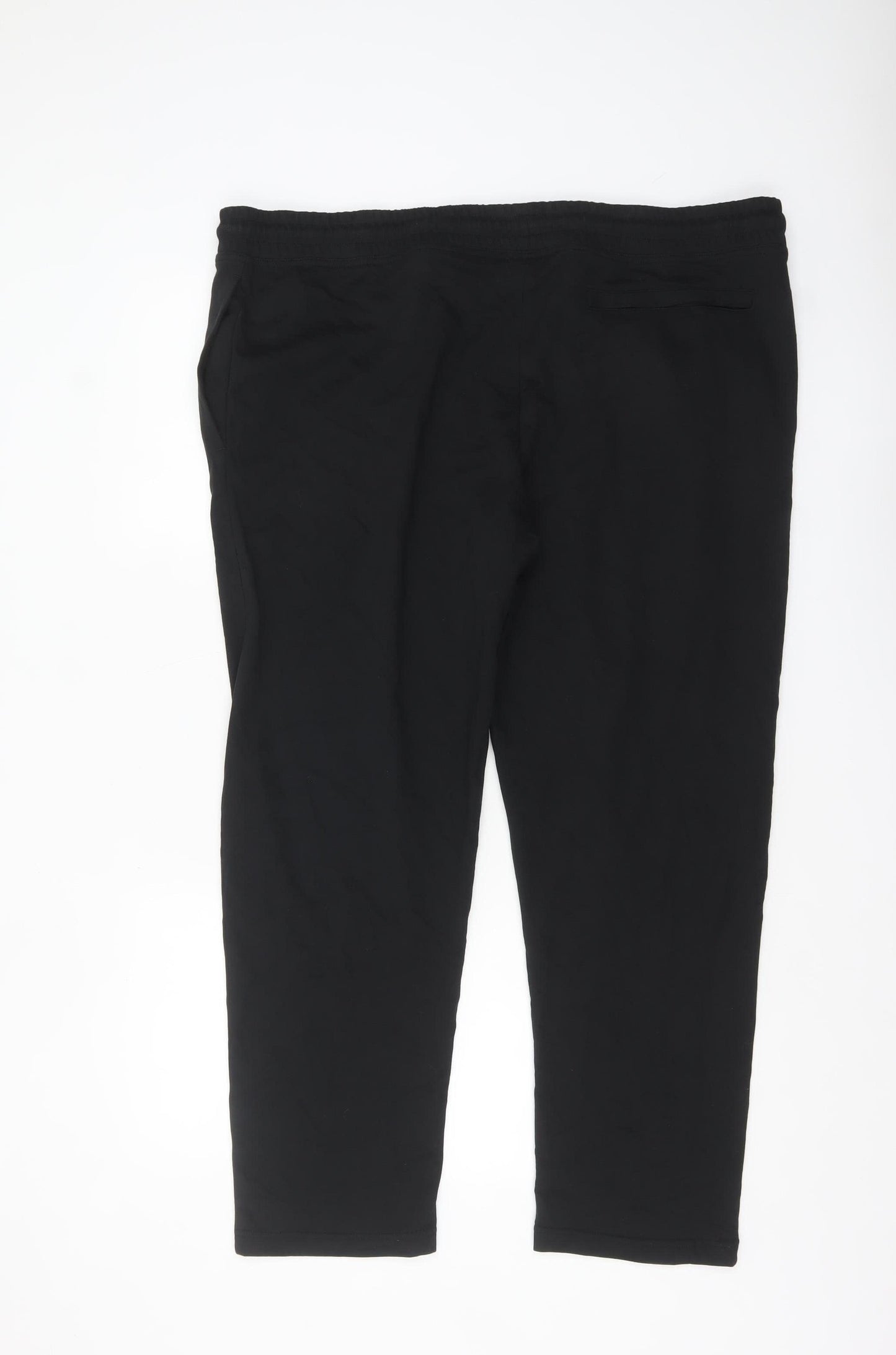 Marks and Spencer Mens Black 2XL Jogger Trousers Elastic Waist