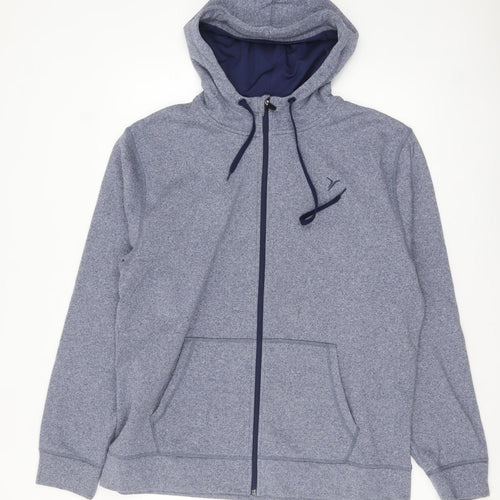 Old Navy Men's Blue Full Zip Fleece Hoodie XL Regular Fit