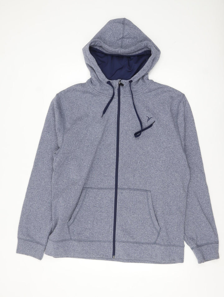 Old Navy Men's Blue Full Zip Fleece Hoodie XL Regular Fit