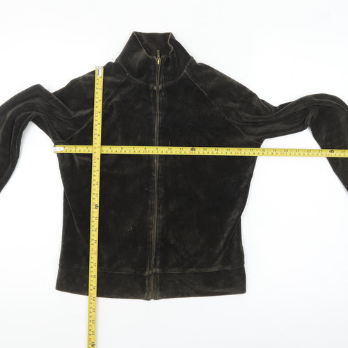GAP Women’s Brown Velvet Stretch Full Zip Jacket XS