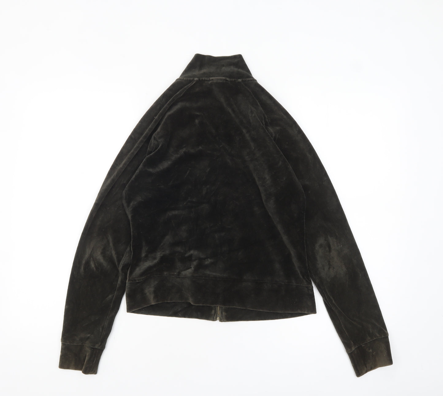 GAP Women’s Brown Velvet Stretch Full Zip Jacket XS