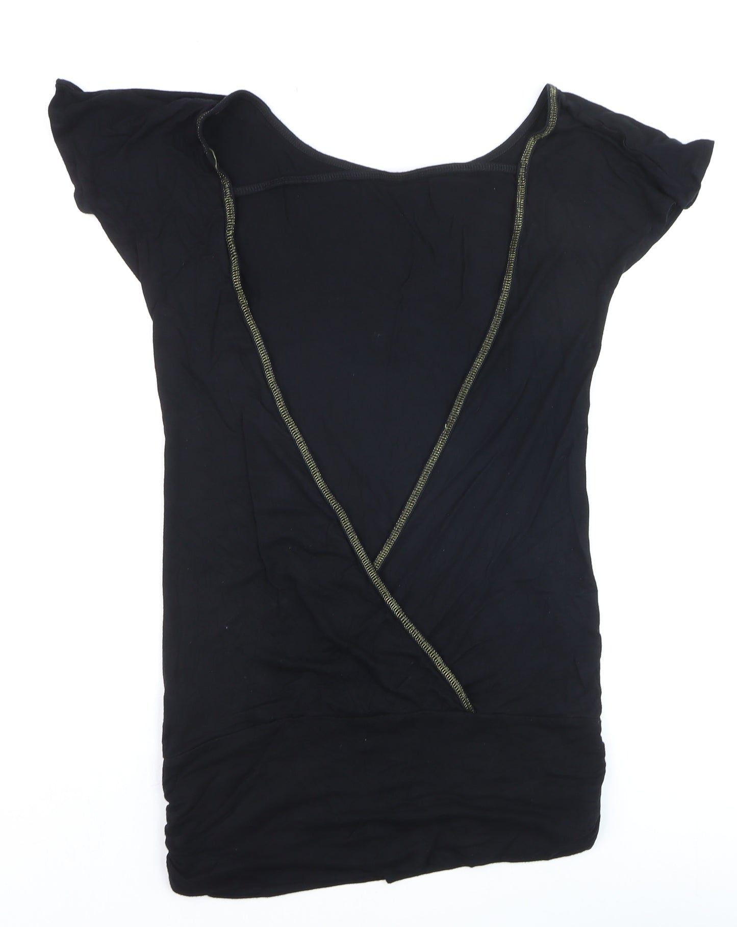 Golddigga Women's Black Graphic Rock T-Shirt Size 12